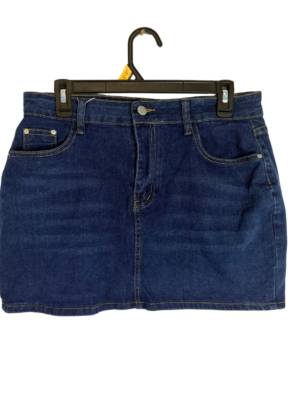 3/$20 Cothqiue Classic Blue Denim Mini Skirt - Women's - Picture 1 of 4